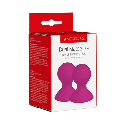 Me You Us Dual Masseuse Nip Suck 2pk Pur