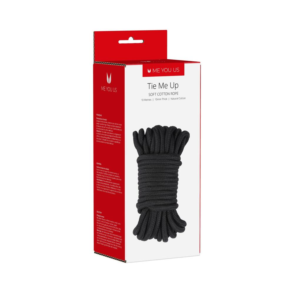 Me You Us Tie Me Up Rope 10m Black