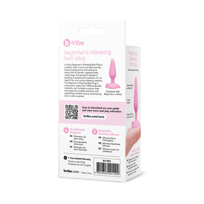 b-Vibe Beginner's Vibrating Butt Plug