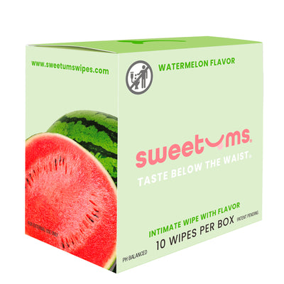 Sweetums Intimate Wipes Watermelon Flavor