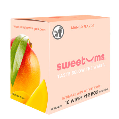 Sweetums Intimate Wipes Mango Flavor