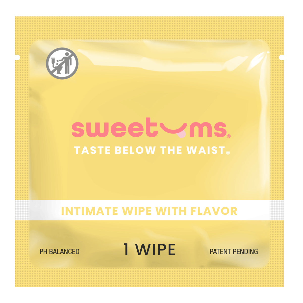 Sweetums Intimate Wipes Pina Colada Flavor