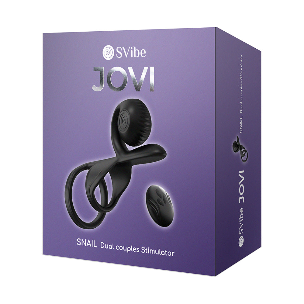 Snail Vibe SVibe Jovi Couples Ring Black