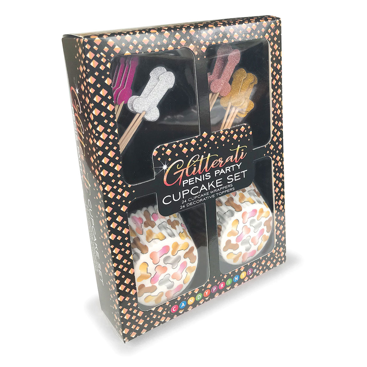 Glitterati Penis Cupcake Set