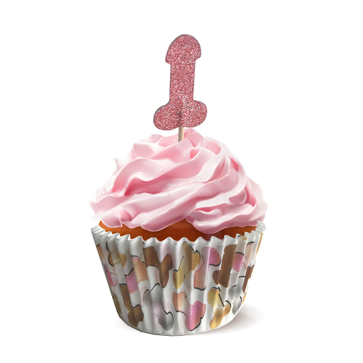 Glitterati Penis Cupcake Set