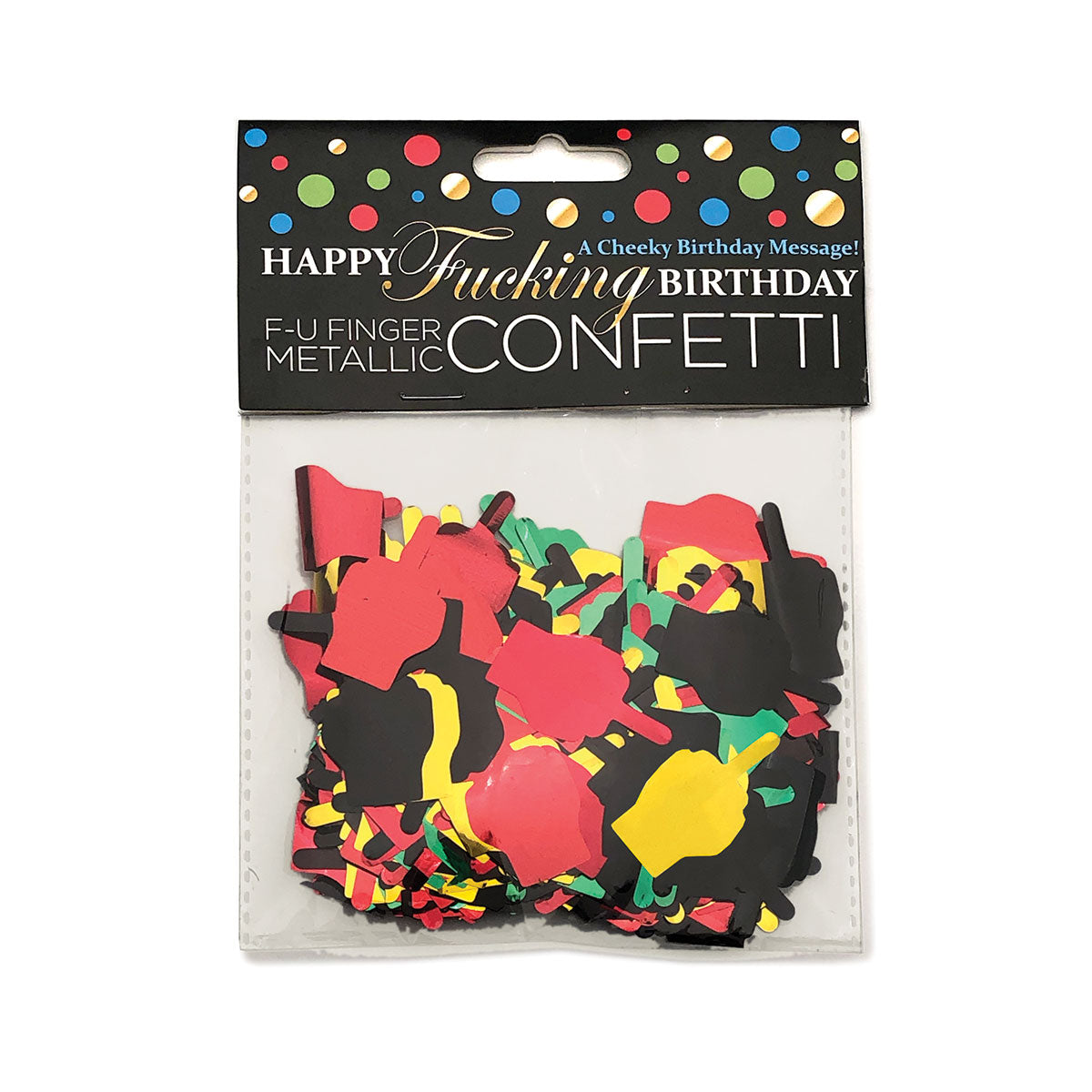 Happy Fucking Birthday Confetti Fingers