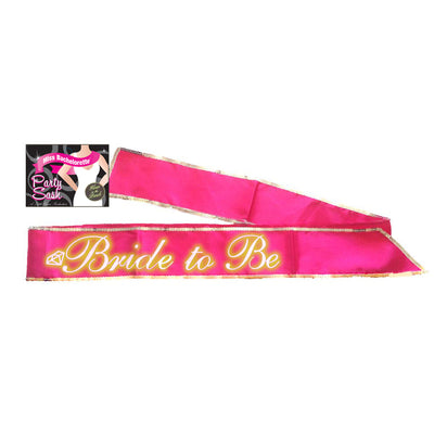 Bride to Be Glow Sash - Pink