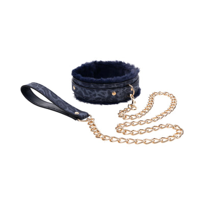 SS S&M Cougar Fur Collar & Leash