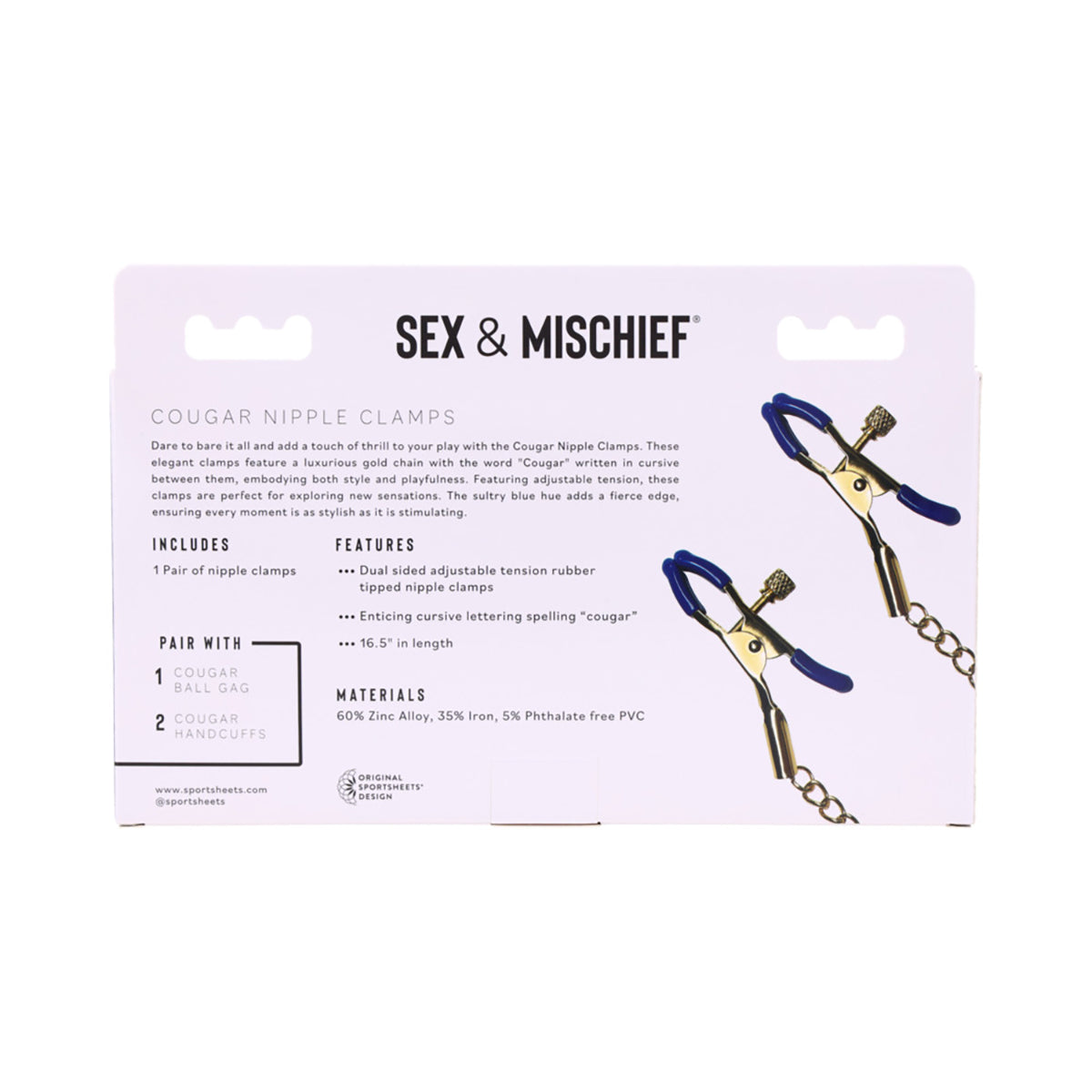 SS S&M Cougar Nipple Clamps