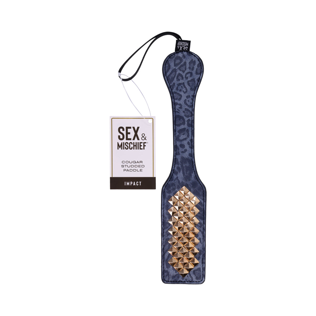 SS S&M Cougar Studded Paddle