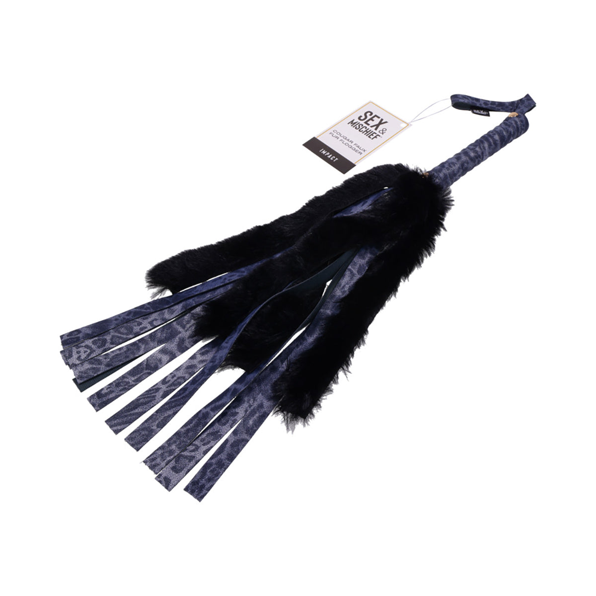 SS S&M Cougar Faux Fur Flogger