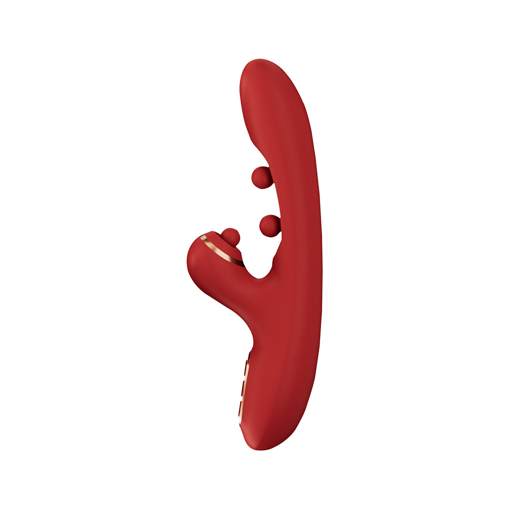 HPB Tickler Wiggling G-Spot Tap Clit Red