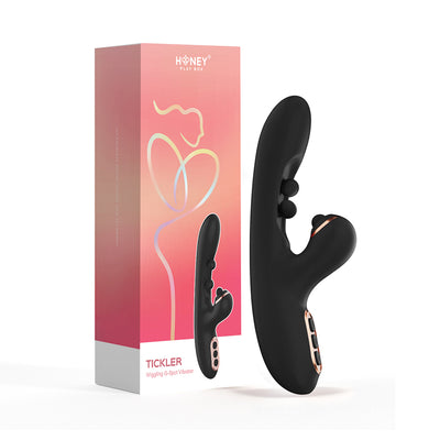 HPB Tickler Wiggling G-Spot Tap Clit Blk