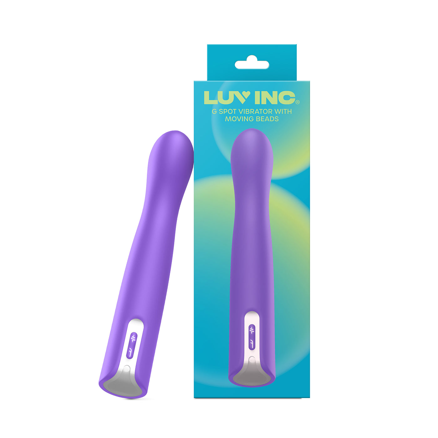 Luv Inc Gb63 G Spot Vibrator With Moving Beads Purple