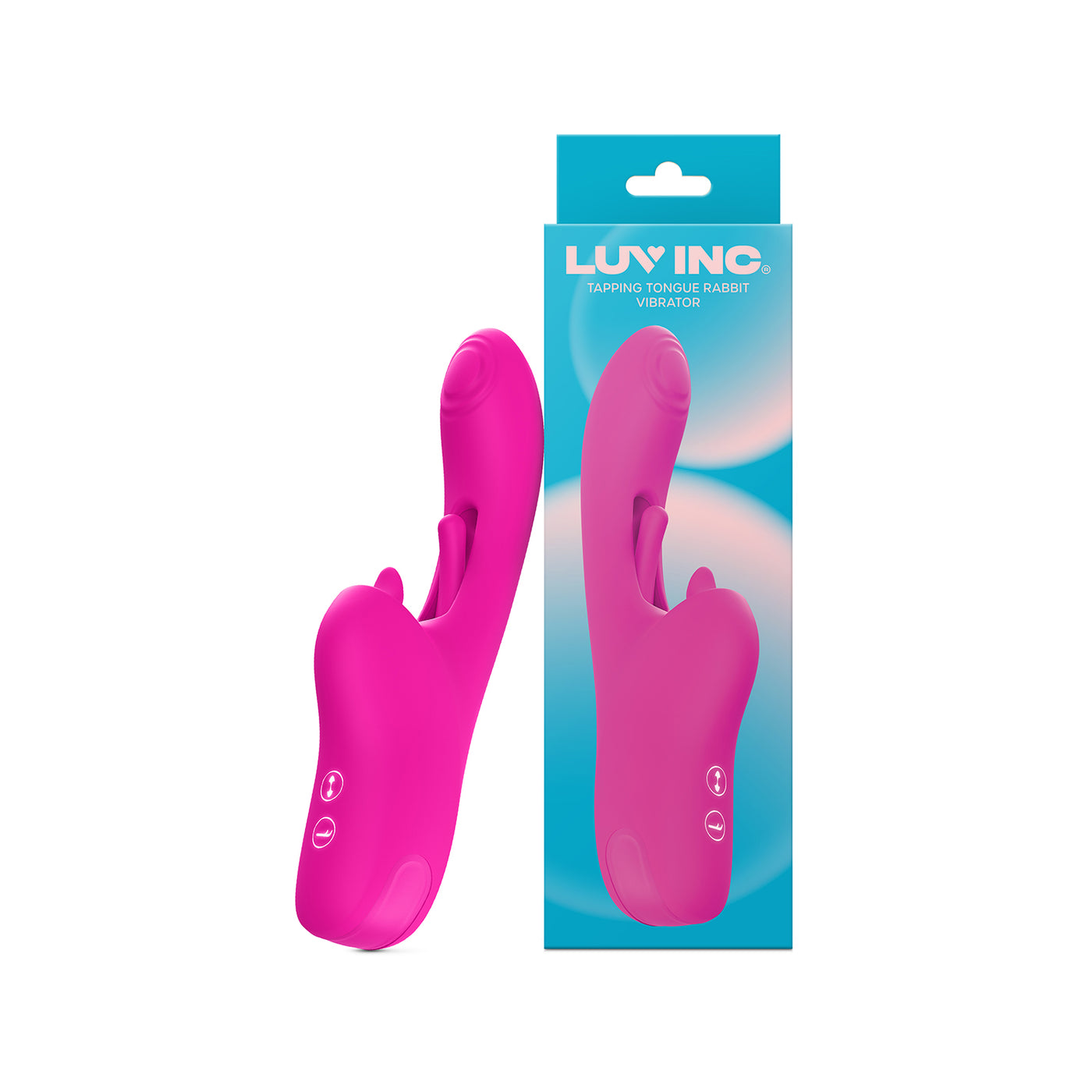 Luv Inc Tr46 Tapping Tongue Rabbit Vibrator Pink