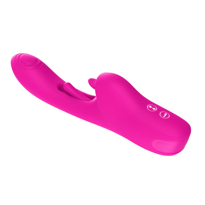 Luv Inc Tr46 Tapping Tongue Rabbit Vibrator Pink