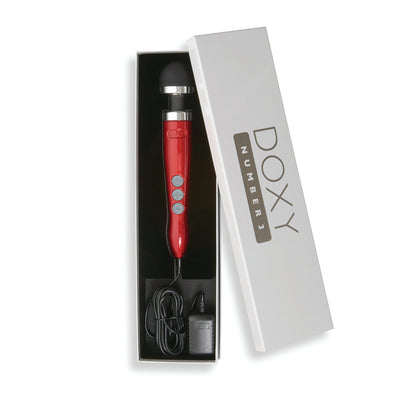 Doxy Die Cast 3 Massager - Candy Red