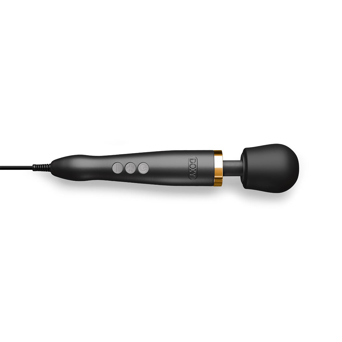 Doxy Die Cast Massager - Matte Black / 24k Gold