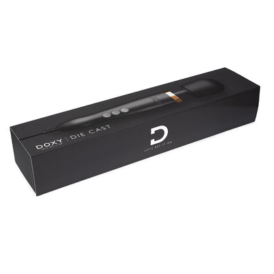 Doxy Die Cast Massager - Matte Black / 24k Gold