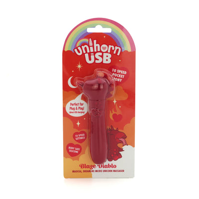 Unihorn USB Bullet Blaze Diablo Dark Red