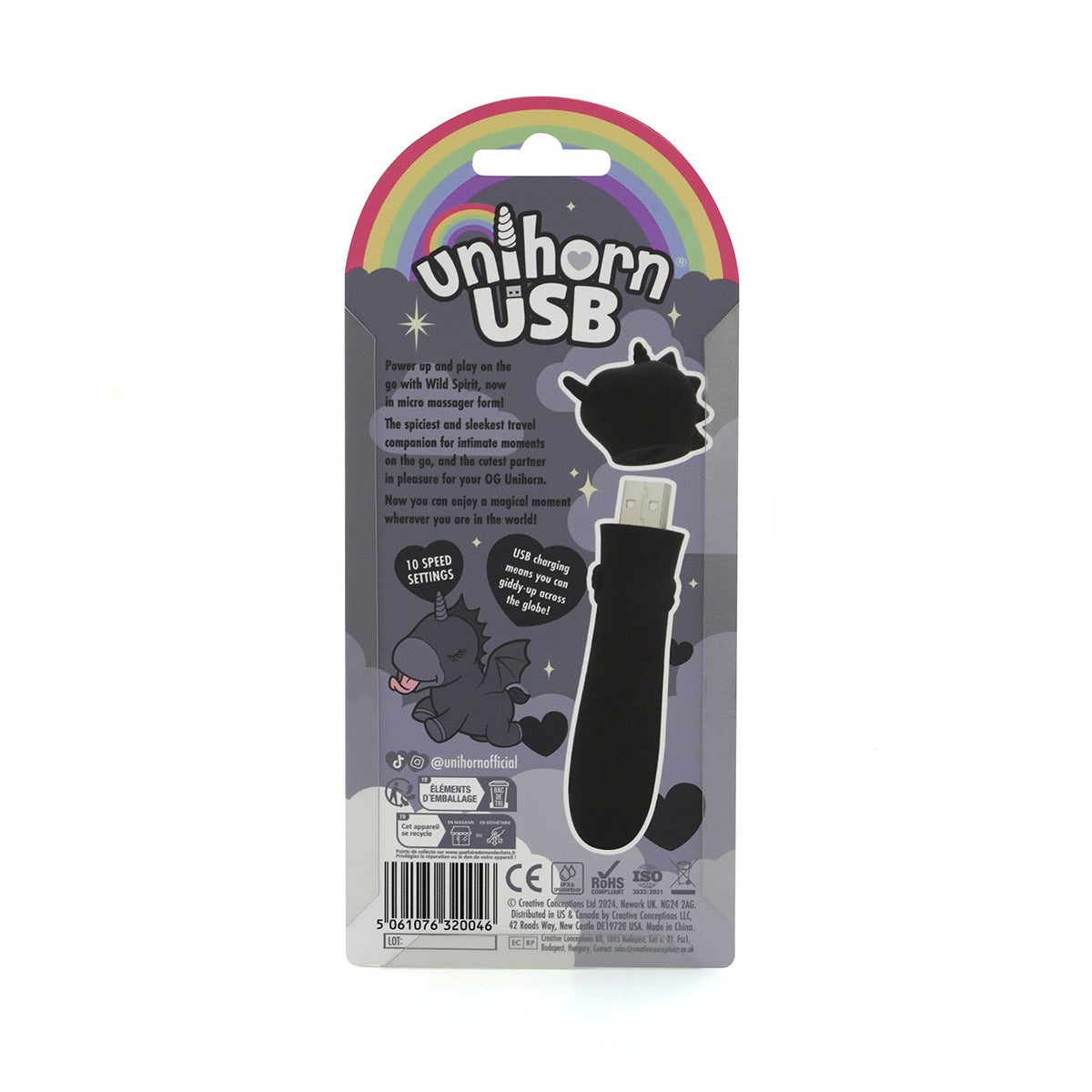 Unihorn USB Bullet Wild Spirit Black