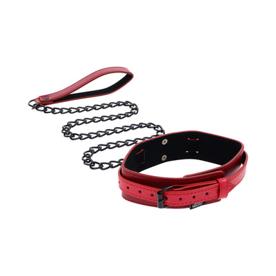 SS S&M Ex's & Oh's Collar and Leash