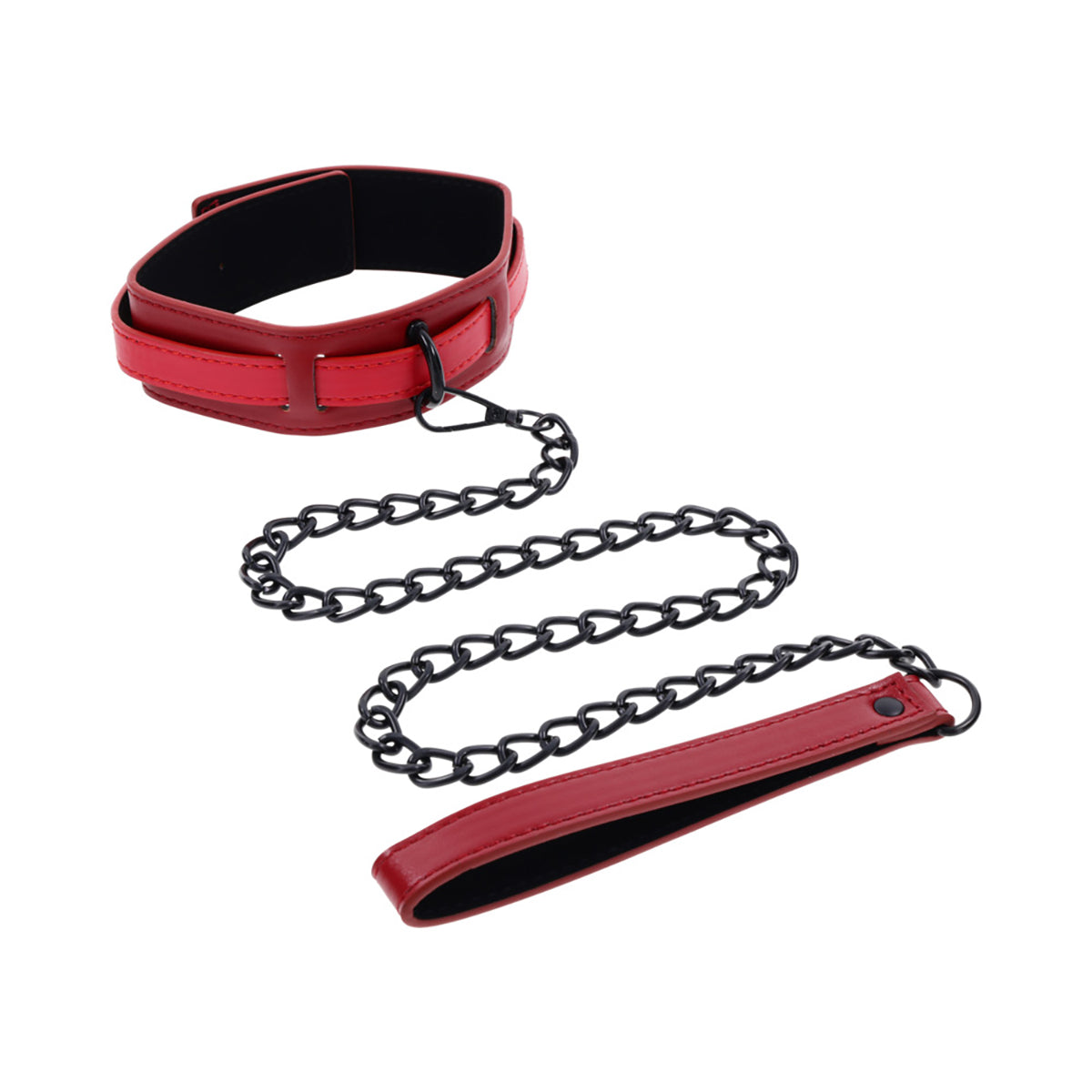 SS S&M Ex's & Oh's Collar and Leash