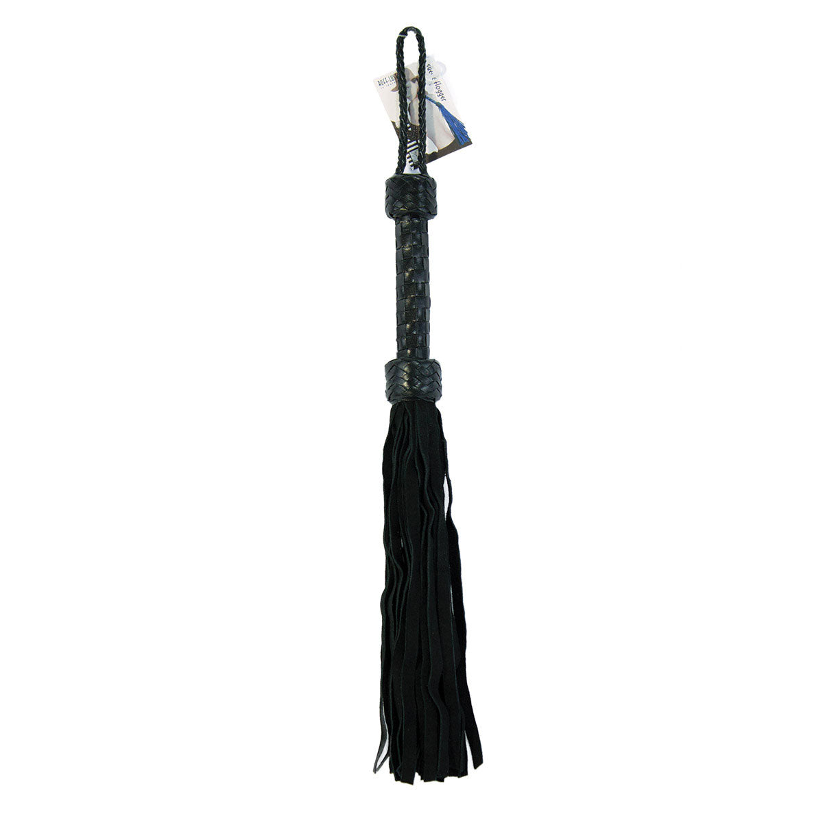 Short Suede Flogger - Black/Black