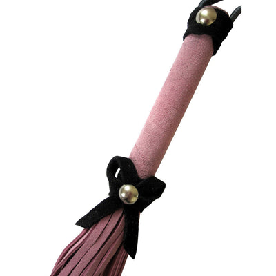 Love Knot Mini Flogger w/ Bow - Pink w/Black Bow