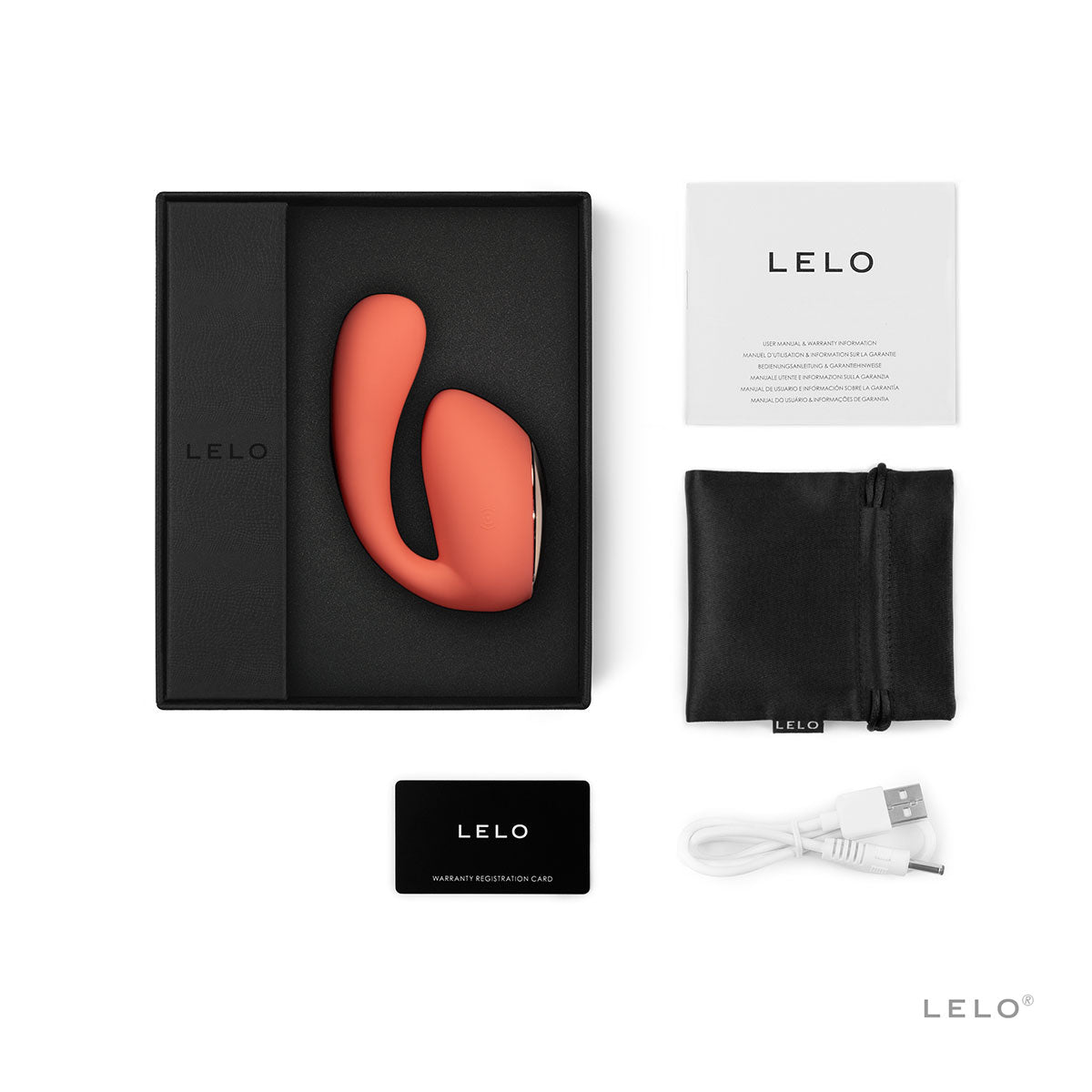 LELO Ida Wave - Coral Red