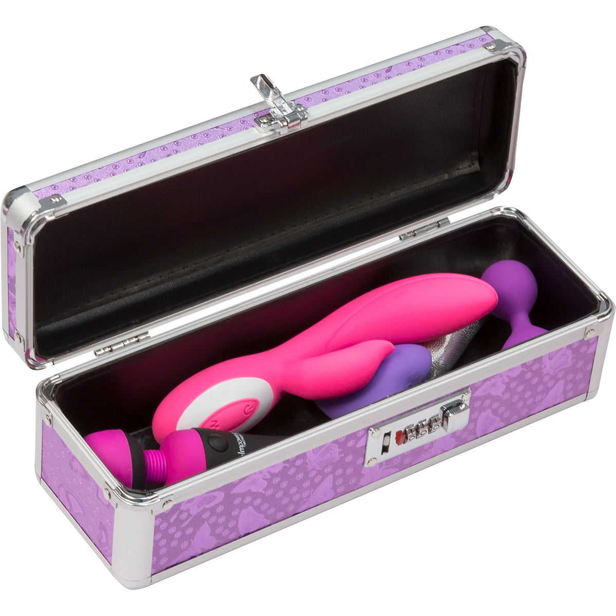 Lockable Toy Box Medium - Purple