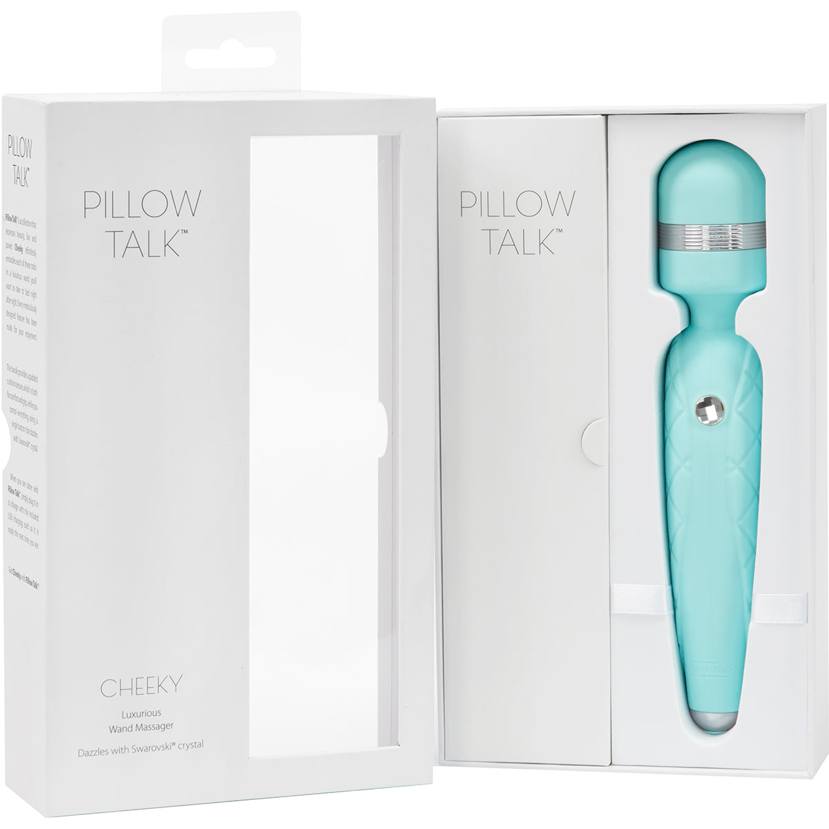 Pillow Talk Cheeky Wand -Teal