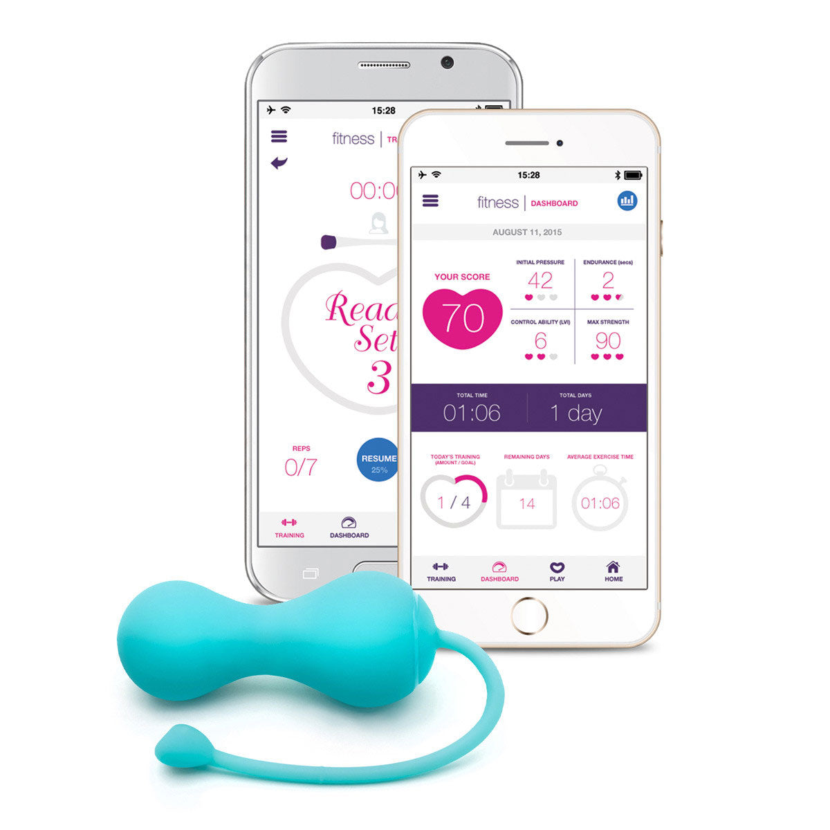 OhMiBod Lovelife Krush Kegel Exerciser - Turquoise