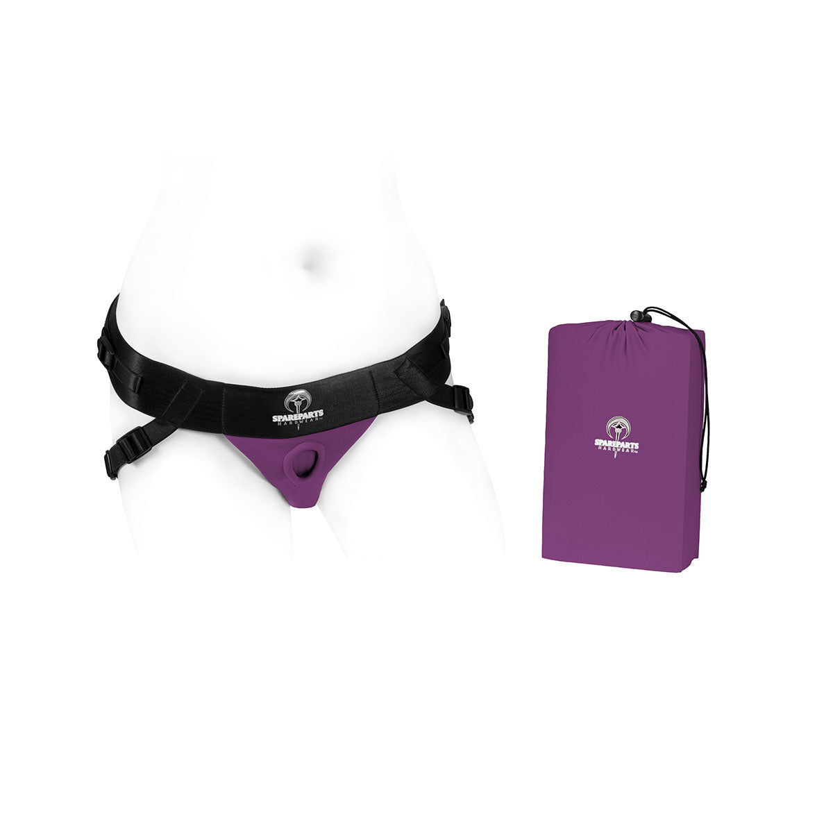 SpareParts Joque Harness - Size B - Purple