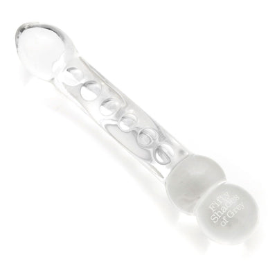 Fifty Shades Drive Me Crazy Glass Massage Wand