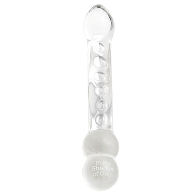 Fifty Shades Drive Me Crazy Glass Massage Wand