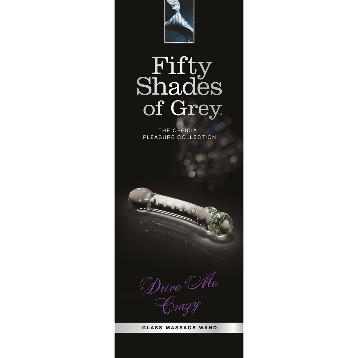 Fifty Shades Drive Me Crazy Glass Massage Wand