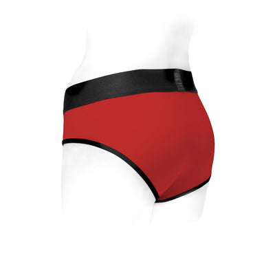 SpareParts Tomboi Harness Red/Black Nylon - Small