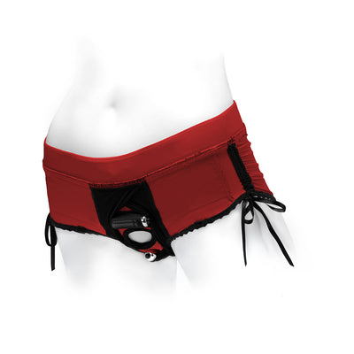 Spareparts Sasha Harness Red/Blk Nylon - XS