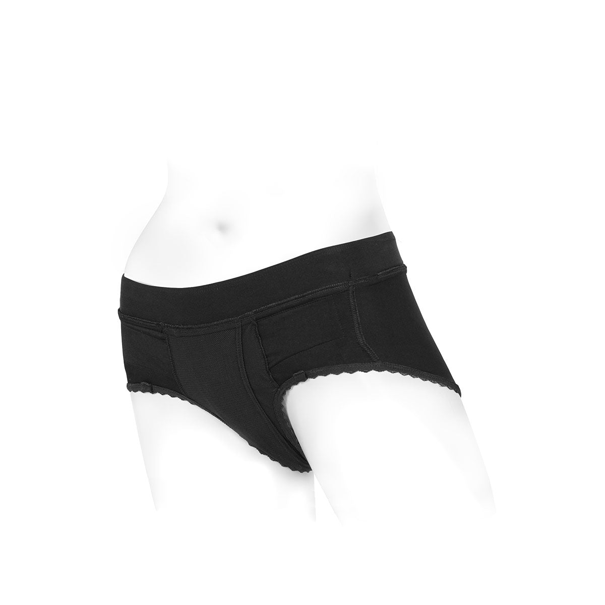 SpareParts Bella Harness Black/Black Nylon - Medium