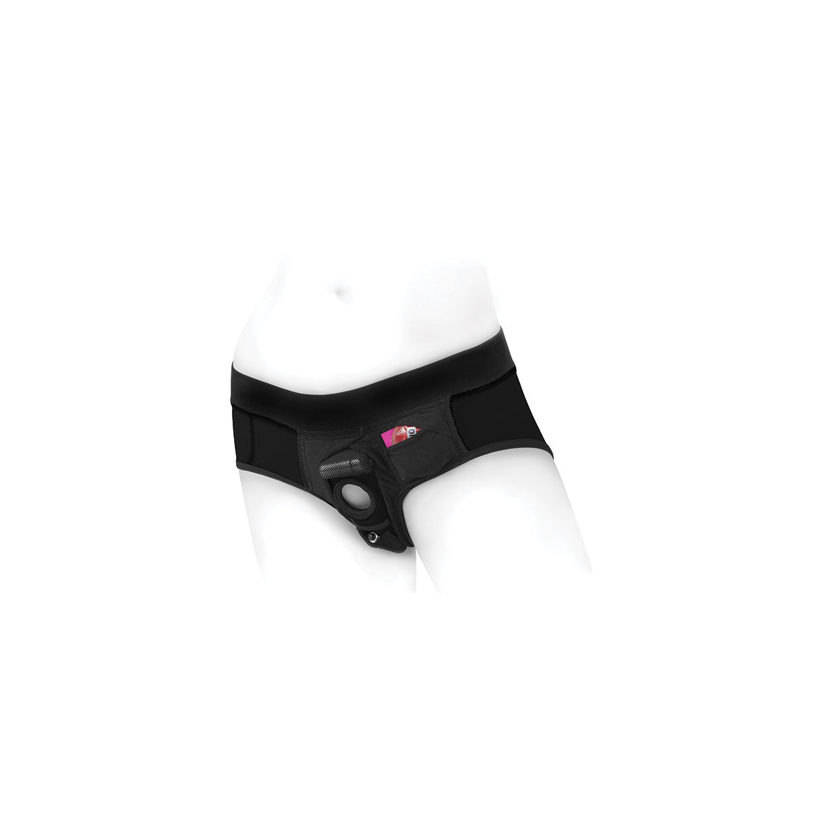 SpareParts Tomboi Harness Black/Black Nylon - XXS