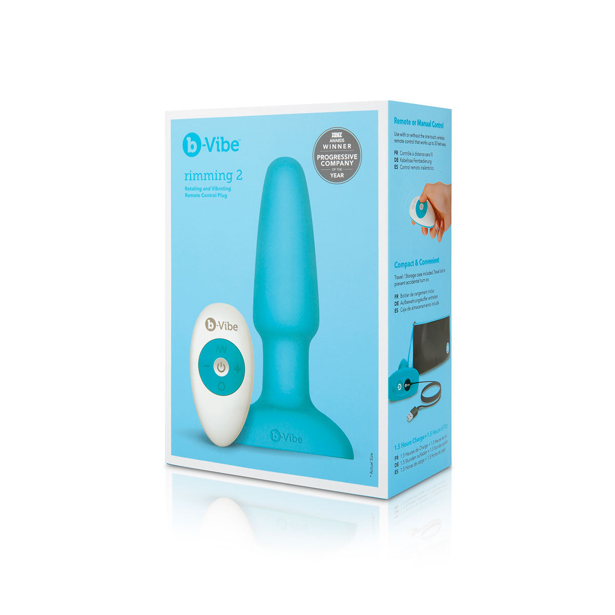 B-Vibe Rimming Plug 2 - Teal