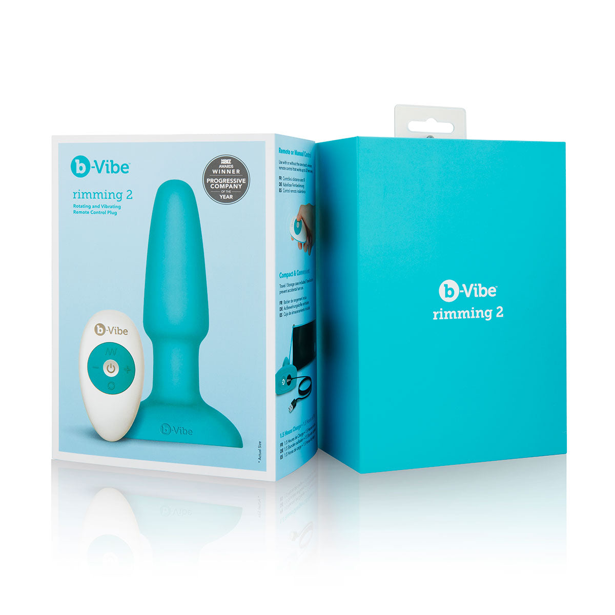 B-Vibe Rimming Plug 2 - Teal