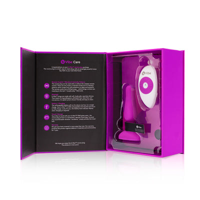 B-Vibe Novice Plug - Fuchsia