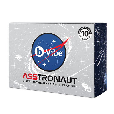 B-Vibe ASStronaut Glow-in-the-Dark Butt Play Set