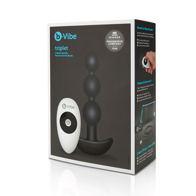 B-Vibe Triplet Beads - Black