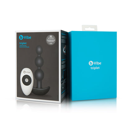 B-Vibe Triplet Beads - Black