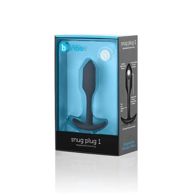 B-Vibe Snug Plug 1 (S) - Black