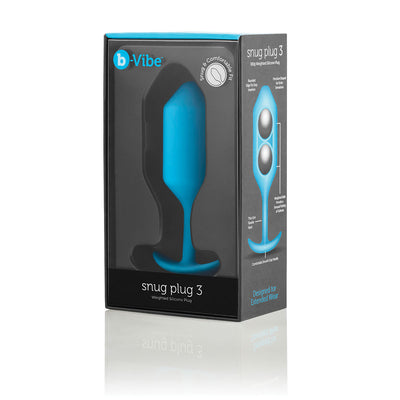 B-Vibe Snug Plug 3 (L) - Teal