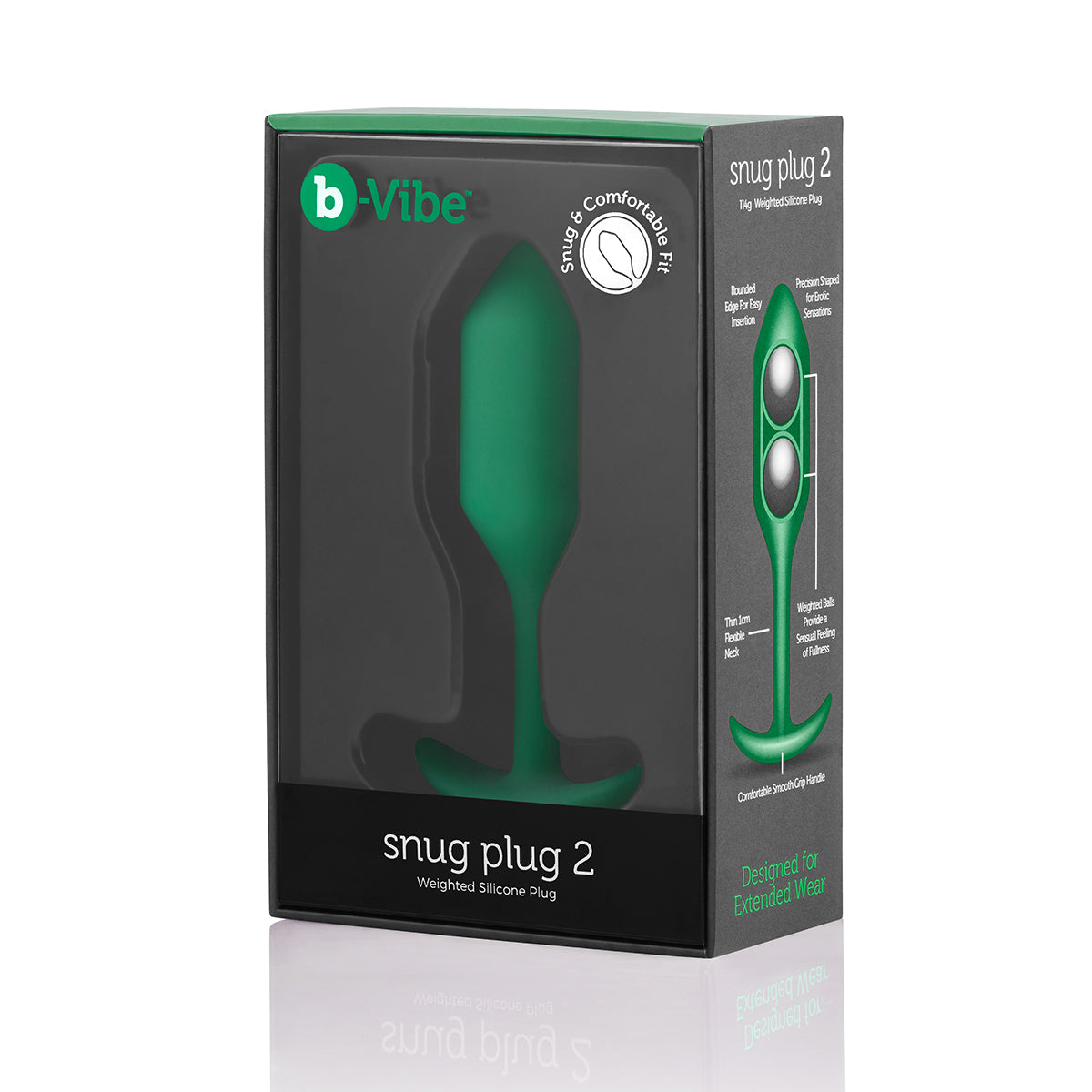 B-Vibe Snug Plug 2 (M) - Green